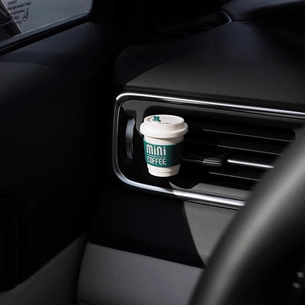 bbdd car aroma small coffee car air vent perfume ocean fragrance cute creative aroma car interior decoration