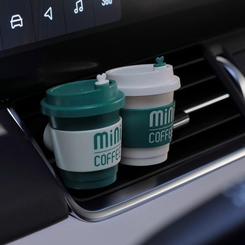 bbdd car aroma small coffee car air vent perfume ocean fragrance cute creative aroma car interior decoration